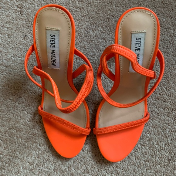 Steve Madden Gabriella Orange Heeled 